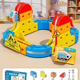 DIY立體拼裝軌道〖強磁75PCS〗高檔禮盒 配一車版 × 1個