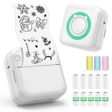 블루+프린터 용지*5+라벨스티커*5+컬러용지*3 × 1개