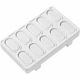 흰색 군함 스시 몰드밥 숟가락