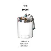 米白花布蓋500ml 8.5*10 × 1個