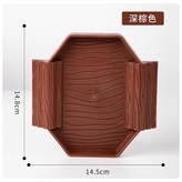 雙梯烏龜盆棕紅色 × 1套