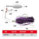 紫色,6cm18g(OPP袋包裝) × 1個