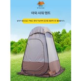 카키 1.35x2m 텐트+방수커버+바닥천 × 1개