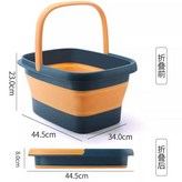 21L加大號-藍色【按摩泡腳/洗拖把】 × 1個