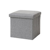 收納凳25X25-灰 × 1個