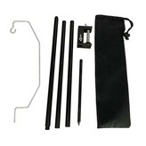 6) Black C-shaped Hook × 1개