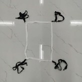 사각 대상 상자 빨강  흰색  노랑 랜덤 40x60cm × 1개