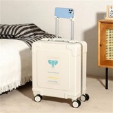 米白色【鋼釘加固鋁框款】16寸PLUS【耐磨抗沖擊】 × 1個
