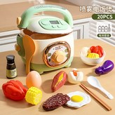 蒸汽多功能電飯鍋20件套（綠色）電池版 × 1個