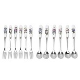 TEA스푼 6P+디저트FORK 6P × 1세트