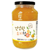 저당 유자청 국산 갈아만든 저당 유자차