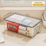 透明中號 - 1件裝 翻蓋防塵 / 加厚食品級材質 × 1個