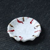 志野燒小盤子 13*13*2CM 月白 × 1套