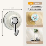 吸盤掛鉤白色（一个装） × 1個