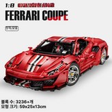 488 슈퍼카 3236개 조립 정적 버전 × 1개
