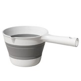 折疊水桶-白灰色水瓢 × 1個