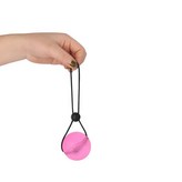 玫紅色 帶線彈力球5磅 × 1個