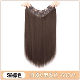 深棕色, 2025新款 新升級內網長直髮-50C × 1個
