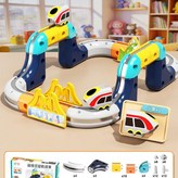 75PCS輕享進階版 電動高鐵 - 升級磁吸 百變魔幻懸浮軌道車 - 高階禮盒 配一車版 × 1個