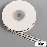 11mm 두줄 리본(10m) 블랙 × 1개