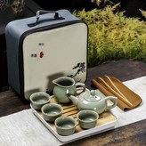 哥窯如意壺和順杯+公杯:如圖 × 1個