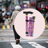 보라색 꽃무늬 × 1개