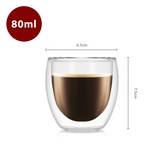 80ml玻璃杯【無把】 × 1個