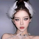 白色甜美款一對 × 1個