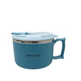 呷味XO#304密封湯碗1000ML＿藍 × 1個