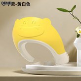 【黃白色】小牛款洗頭帽:如圖 × 1個