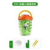 3089快樂小熊果伴杯雙叉不帶彩盒:530ml × 1個