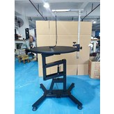 블랙 가스압 원형 테이블 60cm × 1개