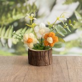 3朵泡芙花黃色系 × 1個