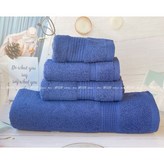 靛藍色,浴巾 × 1個