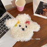 卷毛小泰迪*【白色】沖水袋 × 1個
