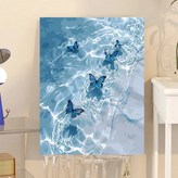 DD蝶清淺30X40 內框顏料 畫筆 × 1個