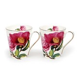 본차이나 대장미 브이머그 2p세트