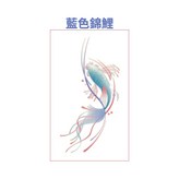 藍色錦鯉(6*9.5cm) × 2個