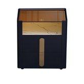 寶藍色+茶色玻璃+白色巖板:50*40*50cm × 1件