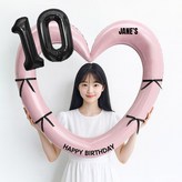 10 핑크하트 × 1세트