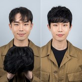 4. 시스루 댄디 C컬 L 자연갈색 × 1개