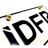 圓頭造型車牌螺絲 金色 2顆入 × 1個