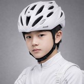 520주니어헬멧-화이트/라이트실버 × 1개