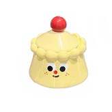 火山陶瓷煙灰缸-奶黄色 × 1個