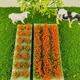 橘色-草叢條+草簇粒/8mm × 1個