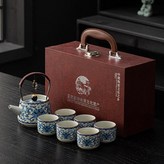 青花一壺六杯 - 禮盒裝 × 1套