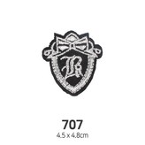 와펜 패치 707번 × 4개