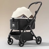 M7-黑白:貓狗寵物推車(承重30斤) × 1個