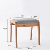 灰色（布藝一體凳面） × 1個