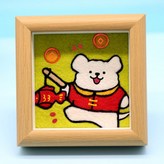 燈籠線條狗 × 1個